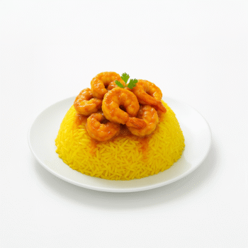 أرز كاري بالجمبري - Shrimp curry rice