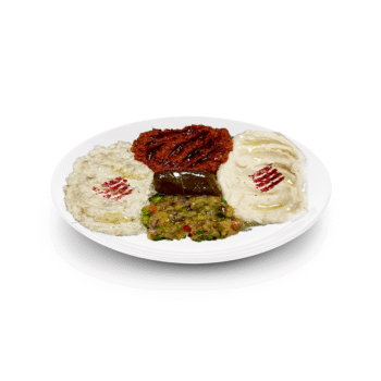 طبق مقبلات مشكل كبير - Large mixed appetizer platter