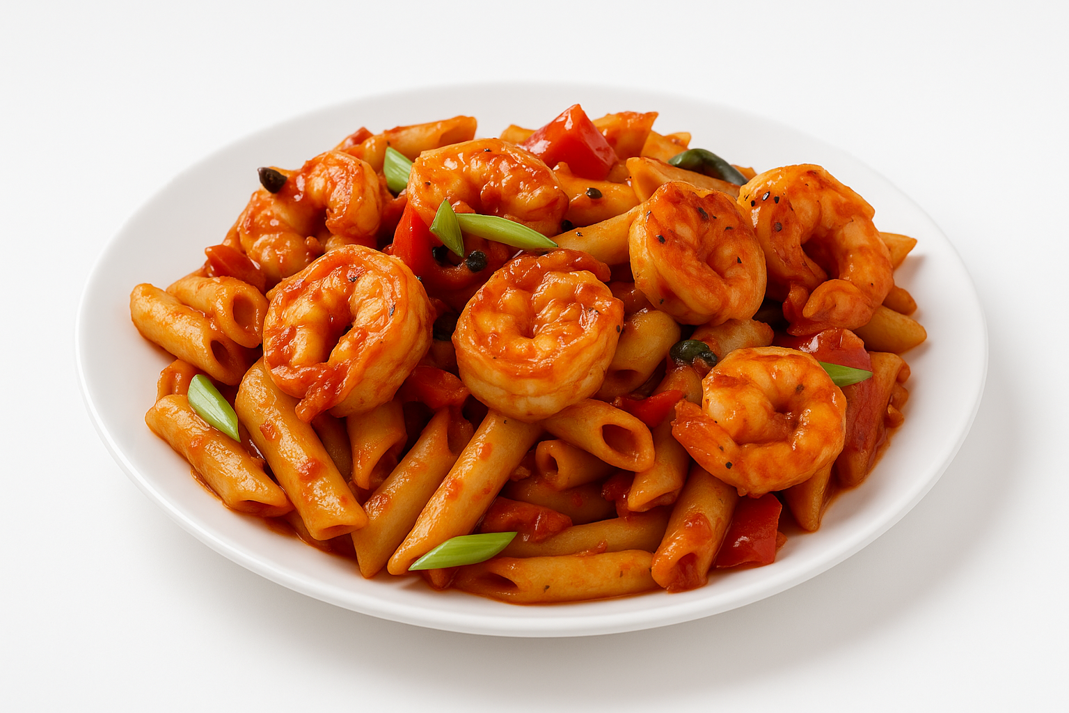 مكرونة بيني جمبري - Shrimp penne pasta